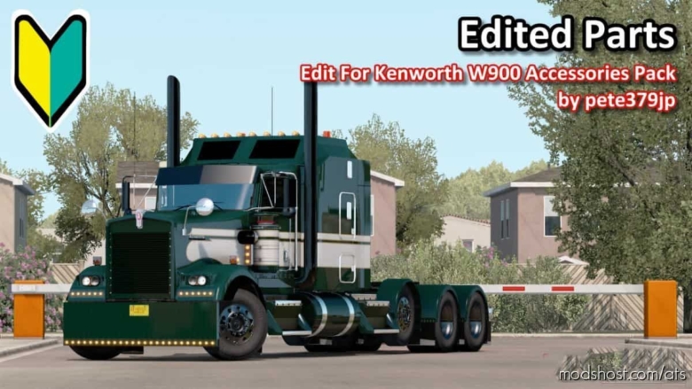 ATS Part Mod: Edit For Kenworth W900 Accessories Pack (V1.2) (Featured)