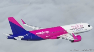 MSFS 2020 Livery Mod: A320 Neo Wizz AIR (Ha-Lja) 8K (Image #3)