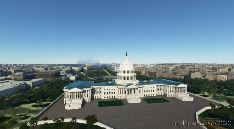 MSFS 2020 Mod: Washington DC Landmarks Pack (Featured)