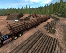 ATS Mod: Arctic Logs Trailers 1.38 (Image #3)