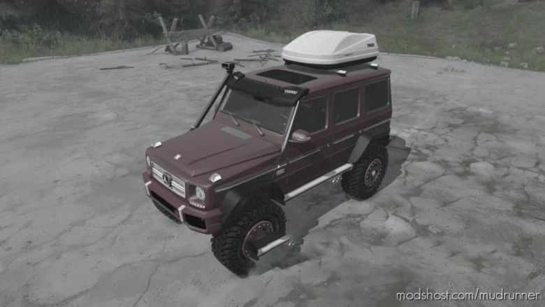 MudRunner Car Mod: Mercedes-Benz G65 V17.05.19 (Featured)