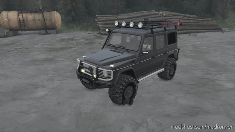 MudRunner Car Mod: Mercedes-Benz G500 V06.05.19 (Featured)