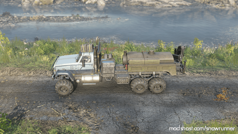 SnowRunner Truck Mod: GMC MH9500 JB Edition V1.4 (Featured)