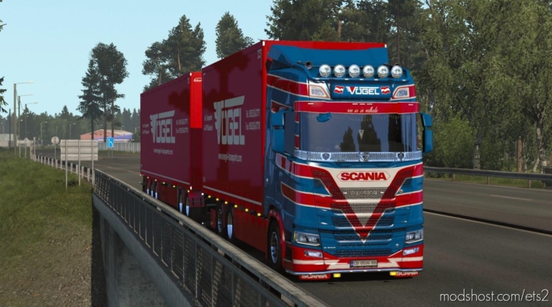 ETS2 Mod: Vogel Transporte Tandem Skin By Kript V1.1 (Featured)