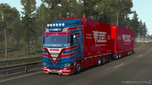 ETS2 Mod: Vogel Transporte Tandem Skin By Kript V1.1 (Image #2)