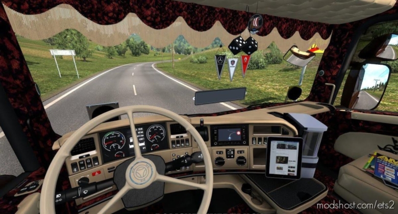 ETS2 Mod: Scania Custom Interior 1.38 (Featured)