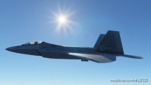 MSFS 2020 Mod: F-22 Raptor Aircraft (Featured)