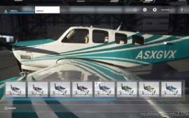 MSFS 2020 Livery Mod: Bonanza Alternate Color Stripes (11 Colors) (Image #7)