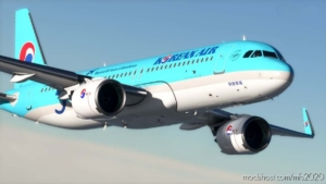 MSFS 2020 Mod: Korean AIR A320 NEO – Default And 50TH Year Special Livery Pack (Image #3)