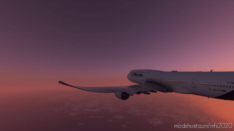 MSFS 2020 Mod: Lufthansa NEW Livery 747-8I (8K) (Featured)