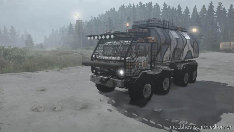 MudRunner Mod: GAZ 67RS Snegovik Truck (Featured)