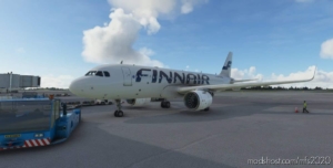 MSFS 2020 Mod: A320Neo Finnair 4K Livery (Image #2)