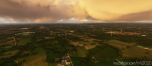 MSFS 2020 Scenery Mod: Azérables Wind Turbines Saint Sebastian Creuse France (Image #2)