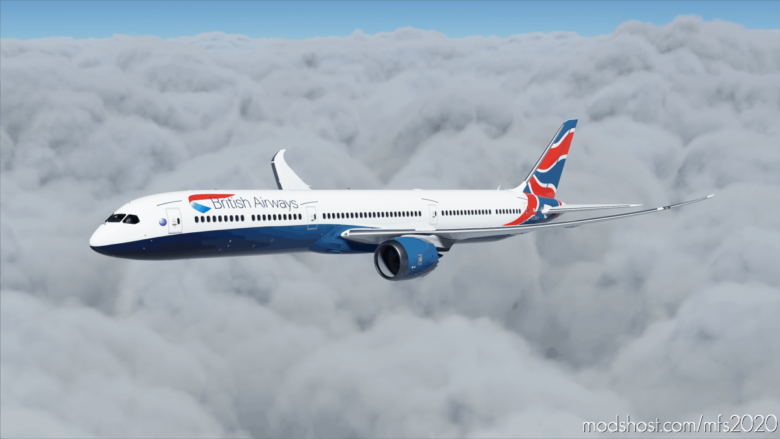 MSFS 2020 Mod: 787 British Airways Alternative Livery (Featured)