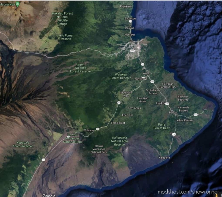 SnowRunner Mod: HI Volcano Map V4.0 (Featured)