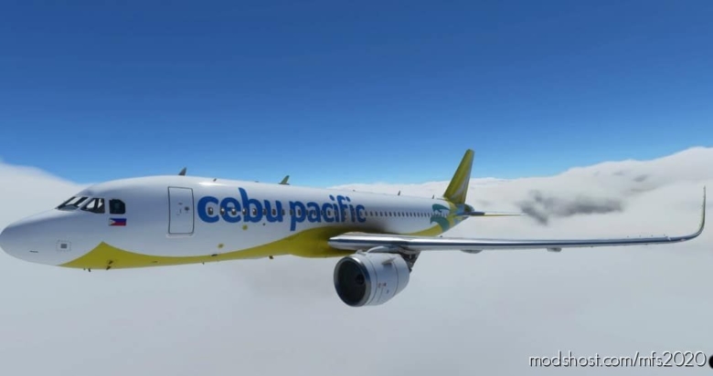 MSFS 2020 Livery Mod: Cebu Pacific 8K (Featured)