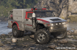 SnowRunner Car Mod: Enhanced Hummer H2 “First Responder” M181 V (Image #6)