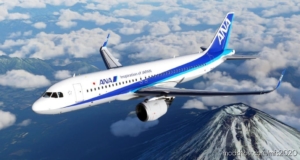 MSFS 2020 Livery Mod: A320Neo ALL Nippon Airways (4K) (Image #4)