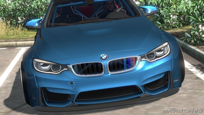 ETS2 Car Mod: BMW M4 F82 V4.1 1.38 (Featured)