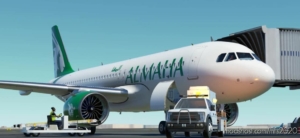 MSFS 2020 Livery Mod: A32N AL Maha Airways (Image #2)