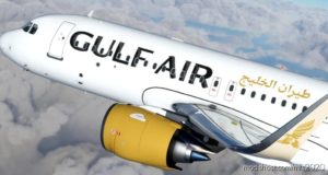 MSFS 2020 Livery Mod: Gulf AIR A320 NEO 8K V1.01 (Image #3)