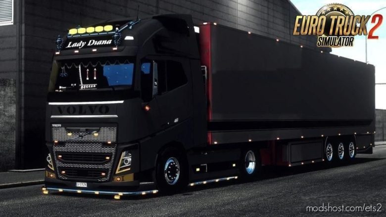 ETS2 Truck Mod: Volvo FH16 + Kogel Trailer 1.38 (Featured)