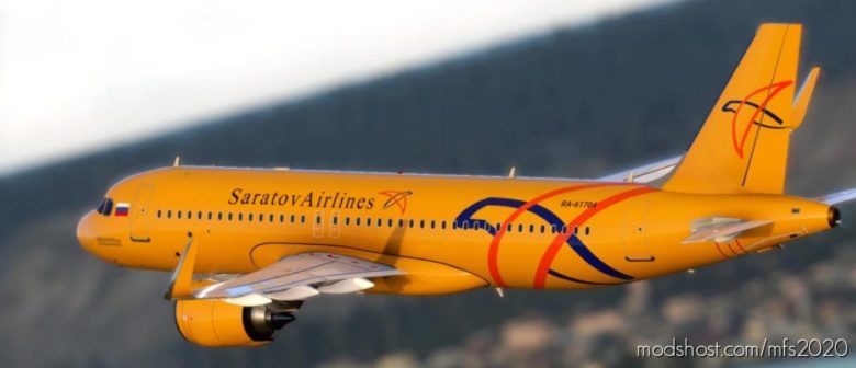 MSFS 2020 Livery Mod: Saratov Airlines (Featured)