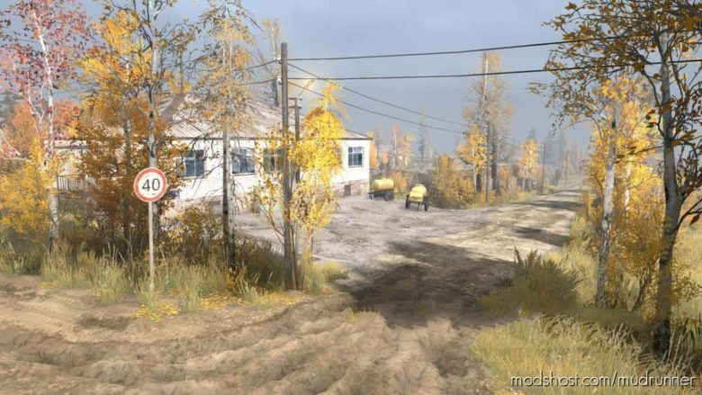 MudRunner Mod: In The Russian Outback 3 Map (Featured)