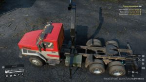 SnowRunner Addon Mod: Black Mini Cranes Ru+En V1.1 (Image #5)