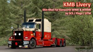 ATS Skin Mod: KMB Livery For Kenworth W900 V1.1 (Image #3)