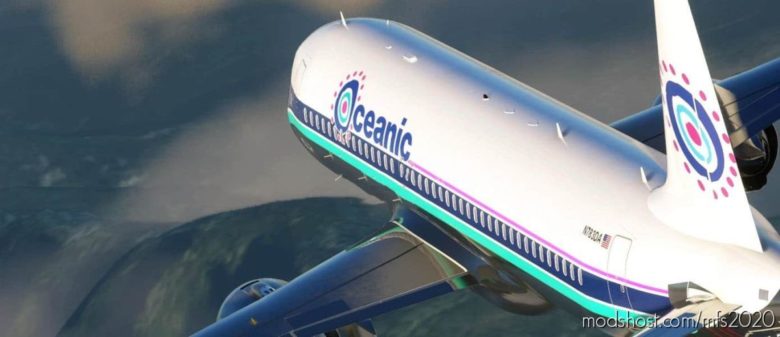 MSFS 2020 Livery Mod: Oceanic Airlines (Retro) (Featured)