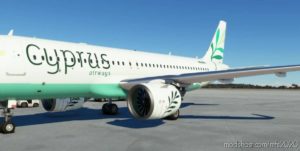 MSFS 2020 Livery Mod: A320 NEO Cyprus Airways 4K (Image #2)