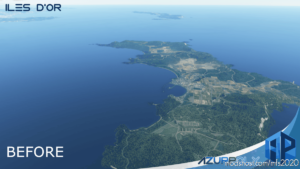 MSFS 2020 Scenery Mod: Iles D’OR Porquerolles Port-Cros Iles DU Levant (Image #6)