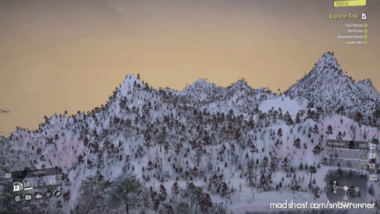 SnowRunner Map Mod: Snowy MTN Range (Featured)