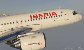 MSFS 2020 Livery Mod: Iberia A320 NEO Ec-Ner 8K V1.1 (Image #2)