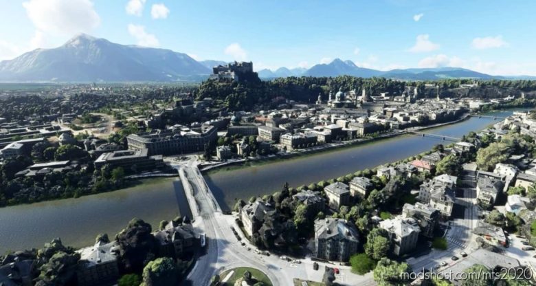 MSFS 2020 Scenery Mod: Salzburg, Austria – Photogrammetry V0.1 (Featured)