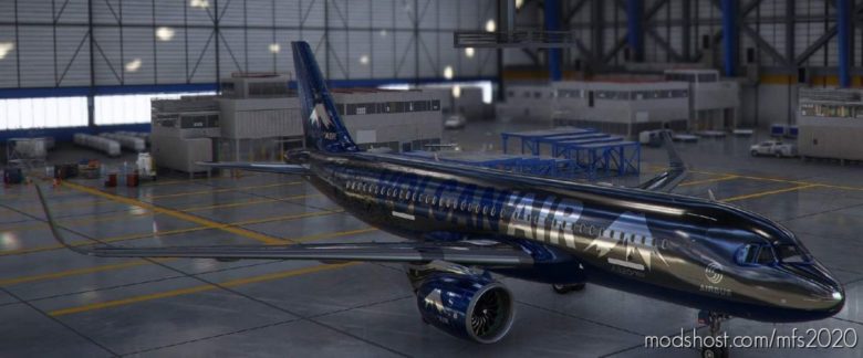 MSFS 2020 Livery Mod: A320NX Volcan AIR (Featured)