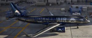 MSFS 2020 Livery Mod: A320NX Volcan AIR (Image #2)