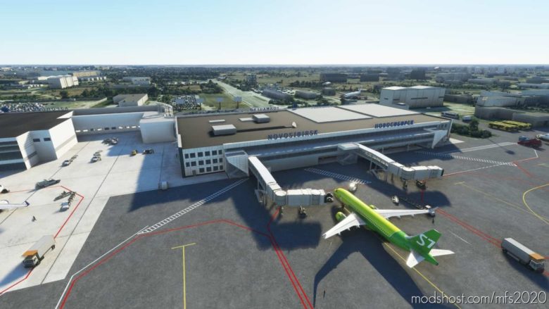 MSFS 2020 Mod: Unnt – Tolmachevo Airport (Novosibirsk Russia) (Featured)