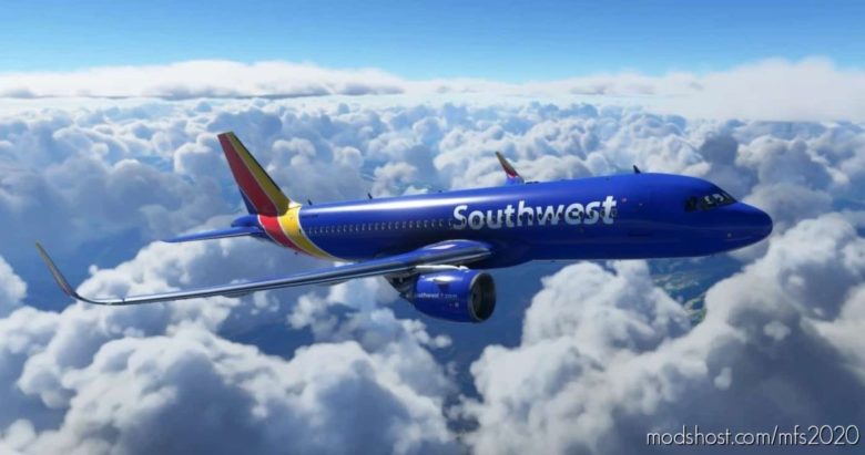 MSFS 2020 Mod: Southwest Airlines Livery (Featured)