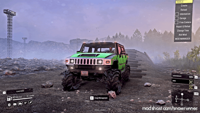 SnowRunner Car Mod: H2 Tweak V1.1 (Featured)