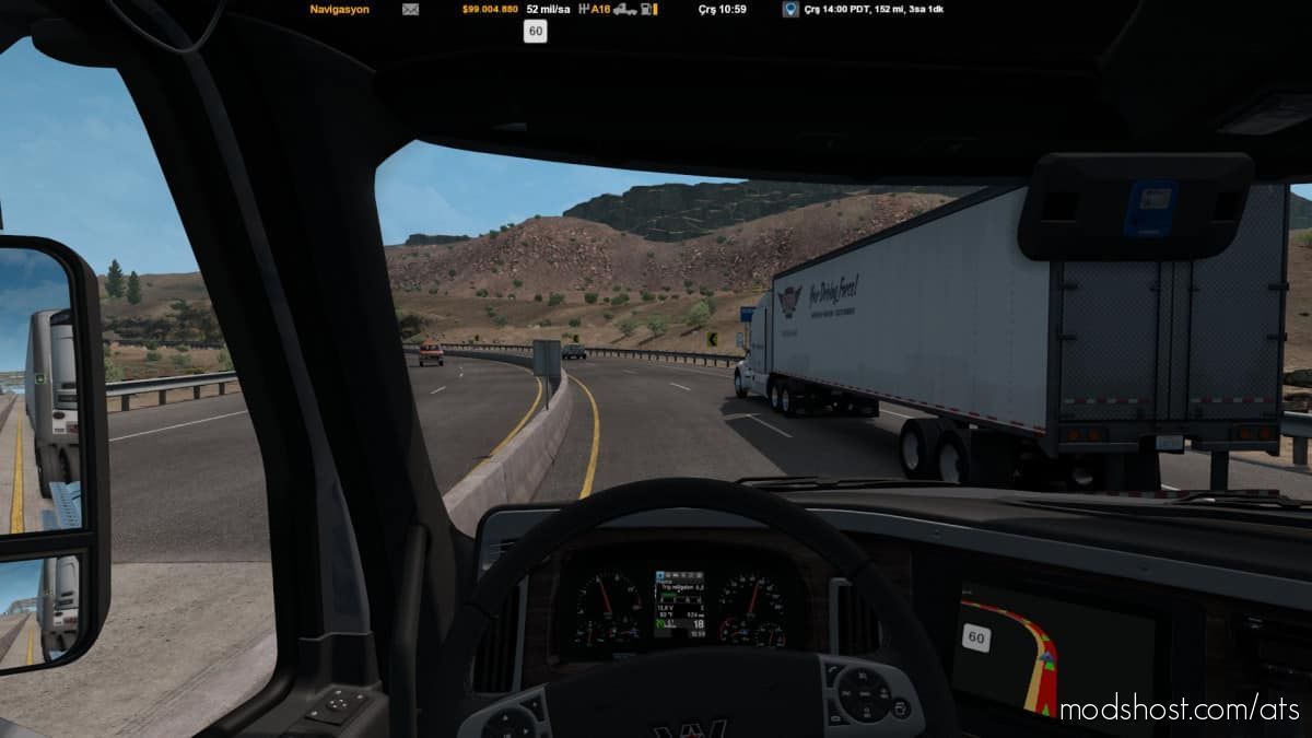 ATS Mod: Tuned Traffic Pack Speed (Featured)