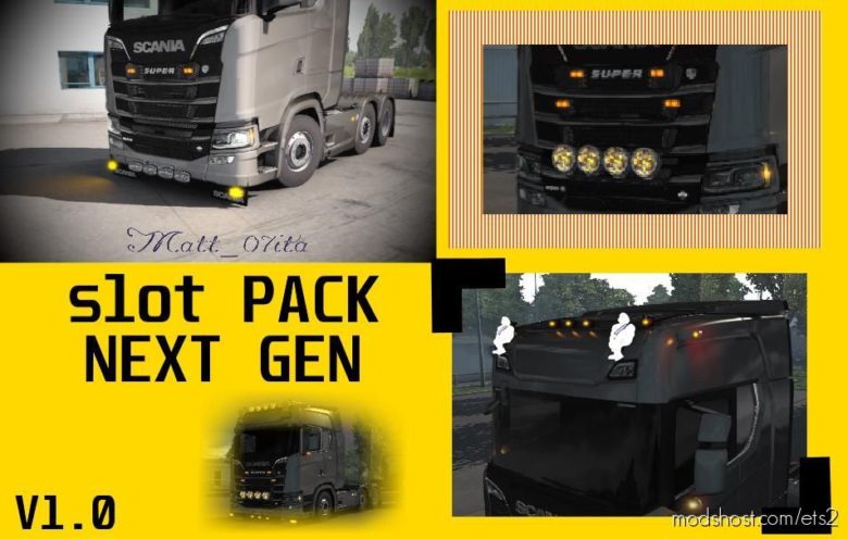 ETS2 Part Mod: Scania Next GEN Slot Pack (Featured)