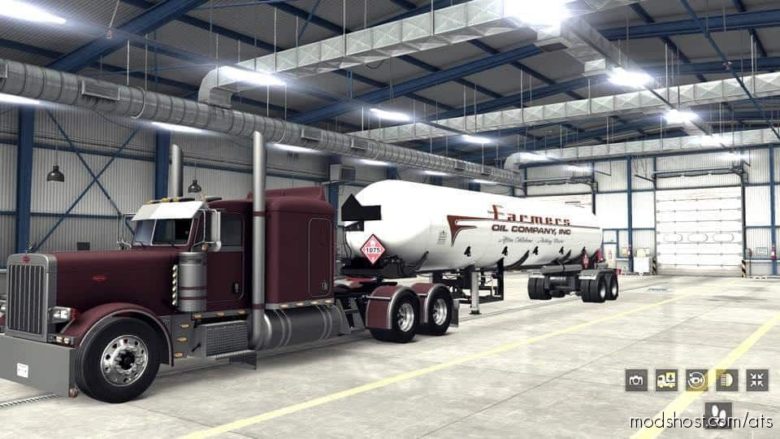 ATS Trailer Mod: Broketrain LLC LPG Tanker 1.38 (Featured)