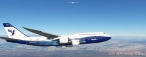 MSFS 2020 Mod: Iran AIR 747-8 – Special Livery – 4K (Image #2)