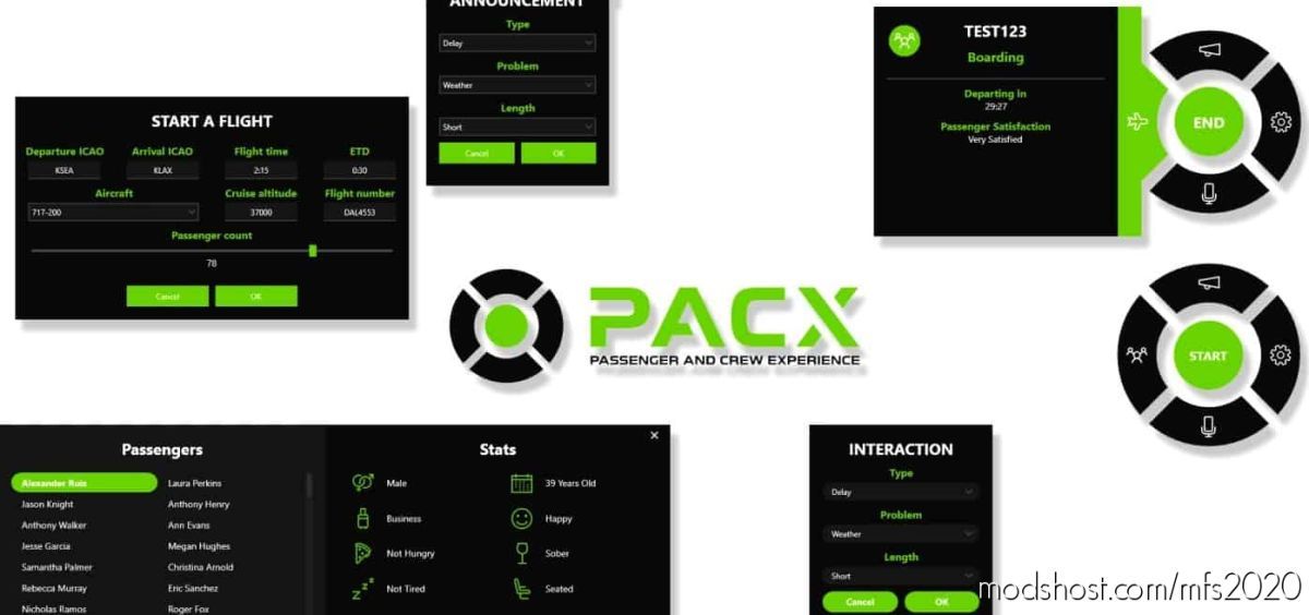 MSFS 2020 Mod: Pacx Safety Anouncements / Boarding Soundpack V0.5.1 (Featured)