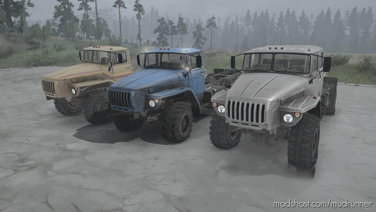 MudRunner Mod: Uralov RSK Pack V31.10.20 (Featured)