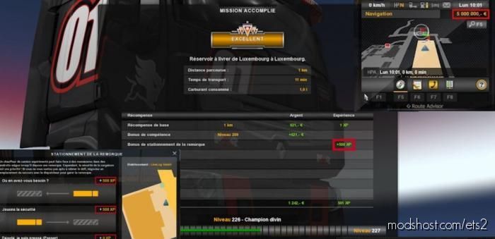 ETS2 Mod: Fast Level & More XP 1.39.X (Featured)