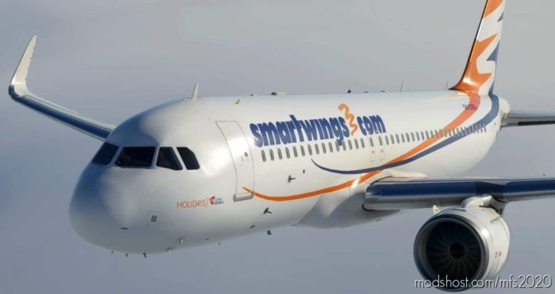 MSFS 2020 Livery Mod: A320 NEO ČSA (Czech Airlines) Smartwings (Featured)