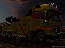 ETS2 Mod: Adac Flag For Crane Truck (Image #2)